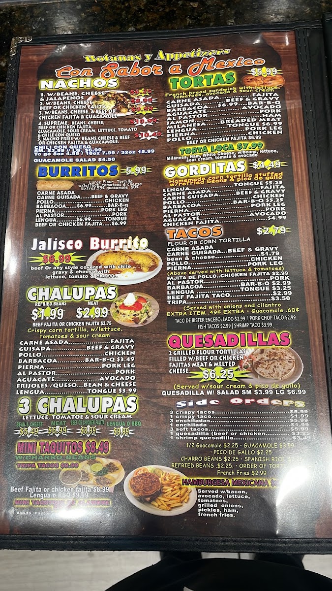Casa jalisco Menu - Image 2