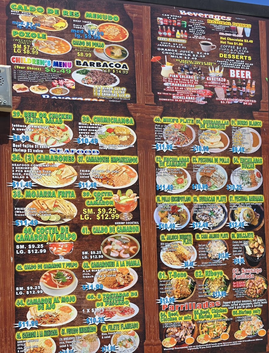 Casa jalisco Menu - Image 3
