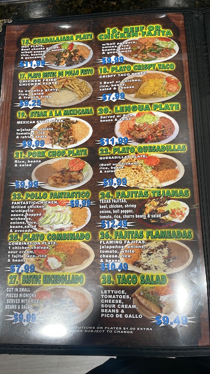 Casa jalisco Menu - Image 4